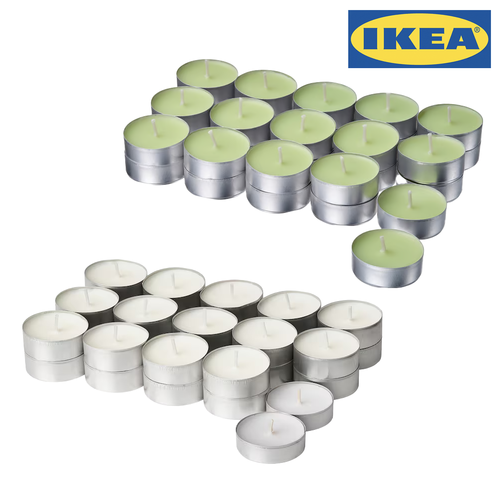 이케아 미니향초 캔들 티라이트 60P 14,900원