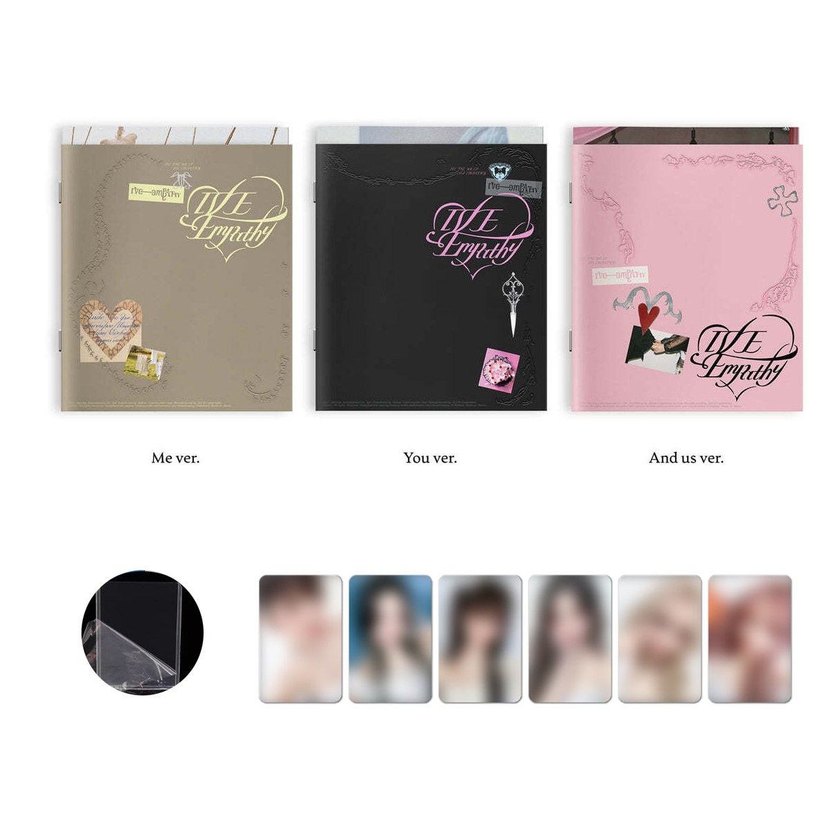 [공식특전 대제전ver 1종:+탑로더GIFT]아이브 앨범  엠파시 레블하트 애티튜드 미니앨범 3집  정품 포카 포토카드 미공포 굿즈 사운드웨이브  (IVE EMPATHY) 특전포함 16,900원