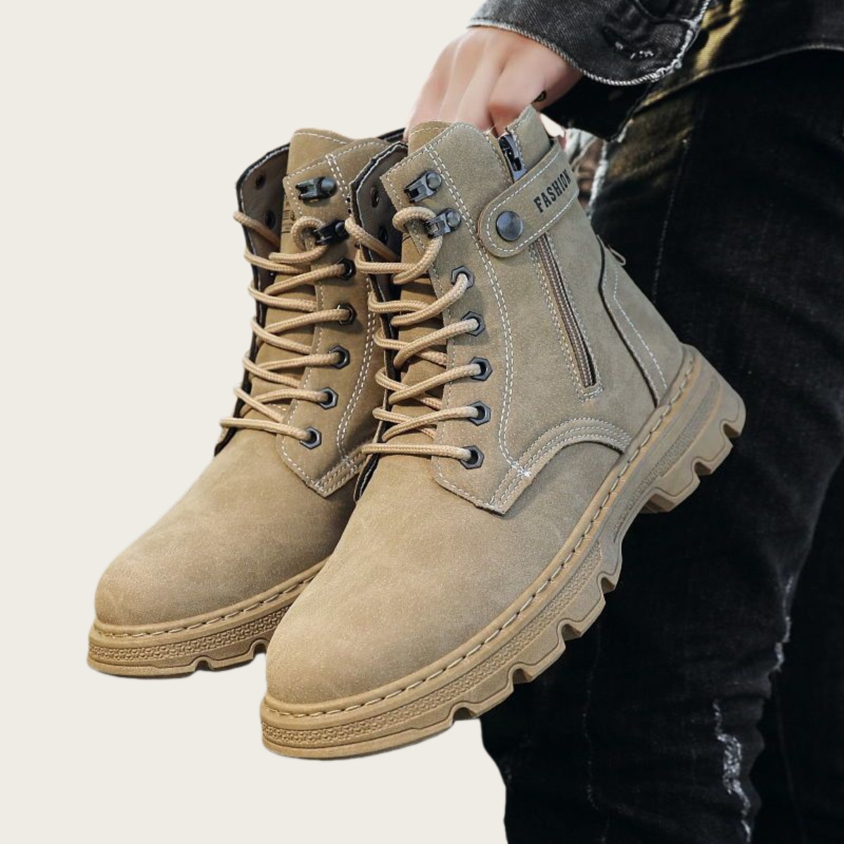 Makone 남성 겨울 하이탑 트래킹 캐주얼 기모 워커 29,990원