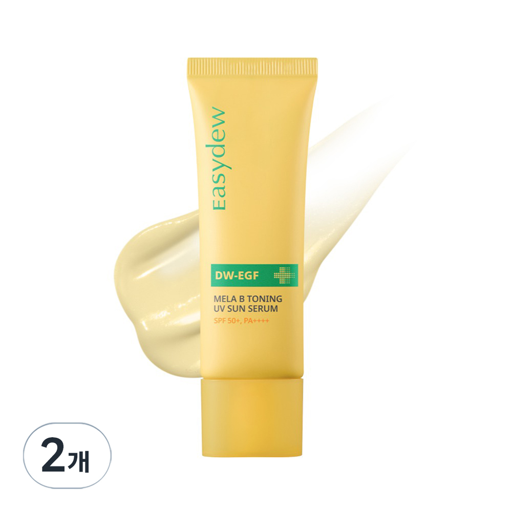 이지듀 멜라 비 토닝 유브이 선세럼 SPF50+ PA++++, 2개, 40ml 31,200원