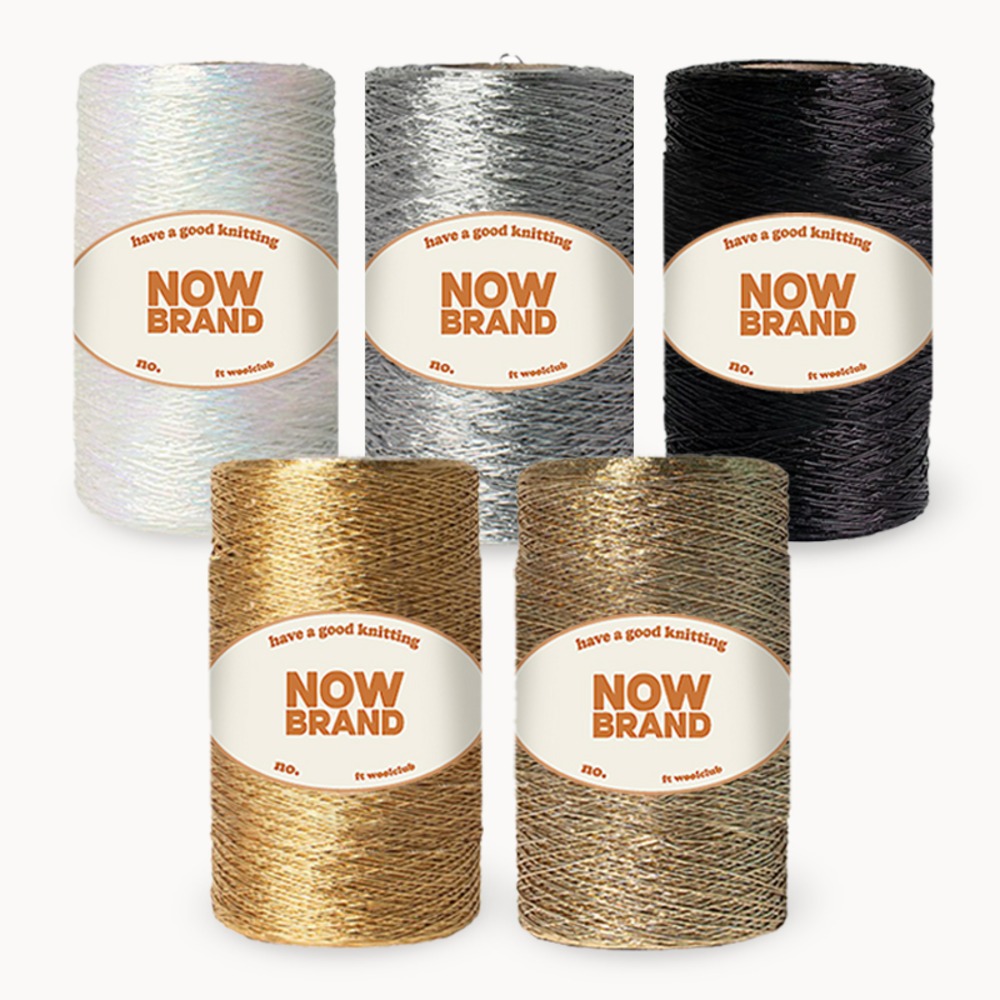 나우브랜드 고급 메탈릭얀 250g 코드사 코바늘 메탈릭실 뜨개가방 소품, 101 실버, 1개 12,800원