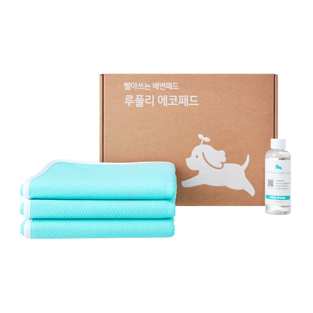[루플리 에코패드] 프리미엄 빨아쓰는 배변패드 친환경 강아지 패드 61,000원