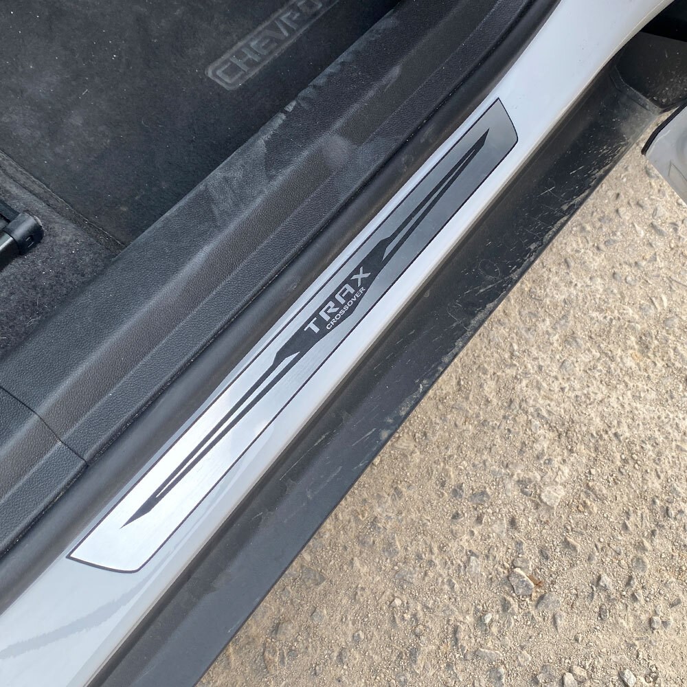 CS 트랙스 크로스오버 꾸미기 도어스텝 메탈 몰딩 용품 악세사리 호환 25,000원