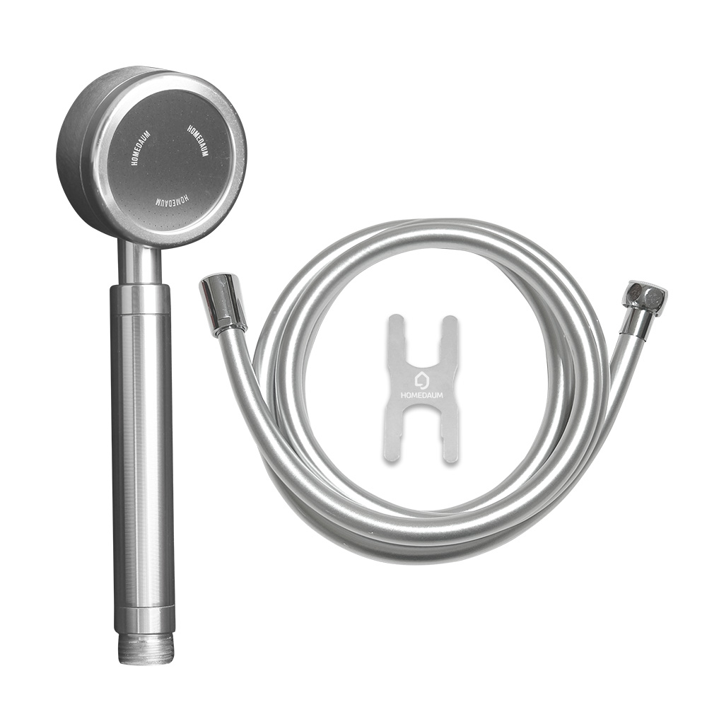 홈다움 더쎈 알루미늄 터보수압 H6 샤워기 + 안꼬이는 말랑이 튜브형 2m 샤워호스 + 스패너 세트 22,900원