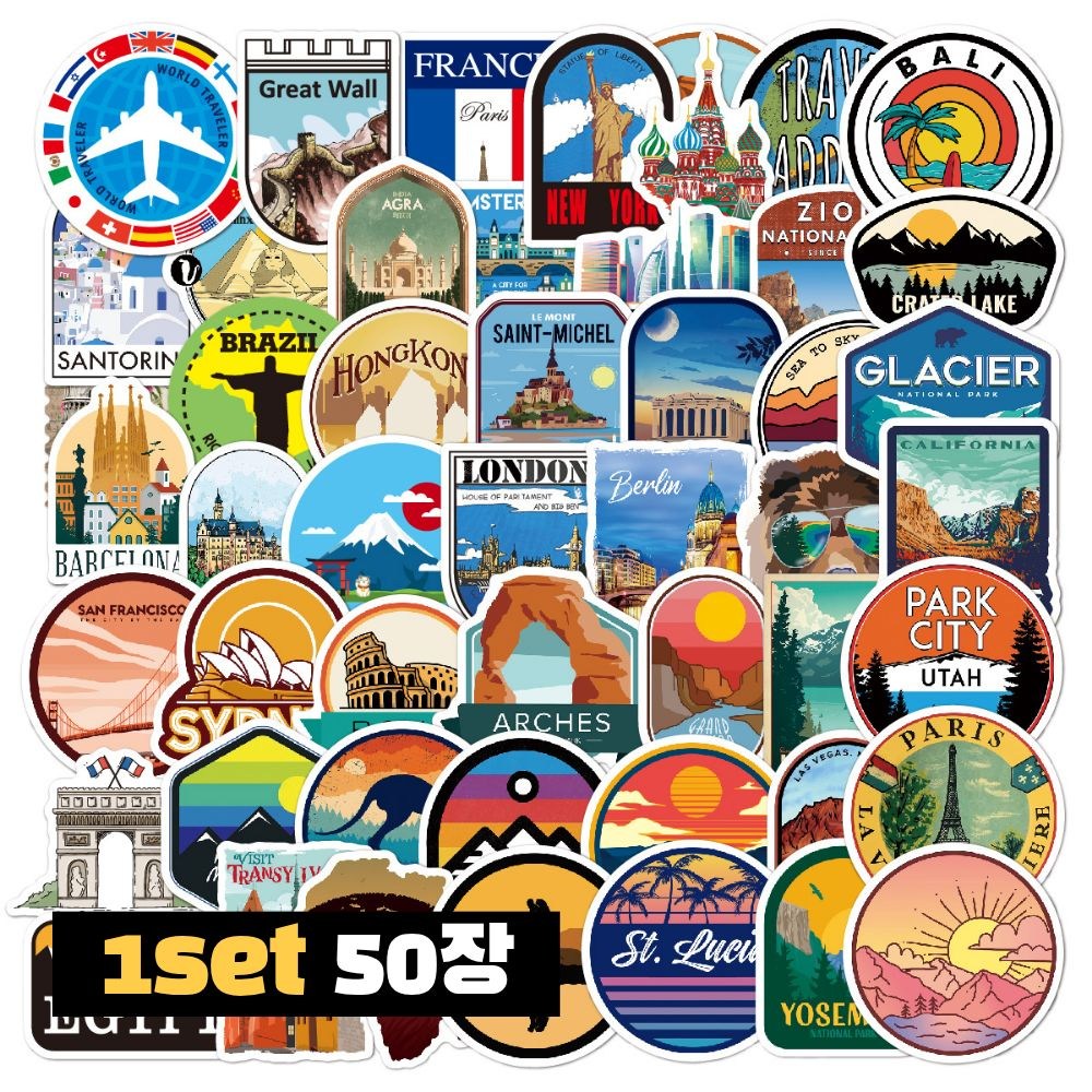 토잉리빙 캐리어 노트북 DIY 꾸미기 방수 스티커, 현재가 8,510원