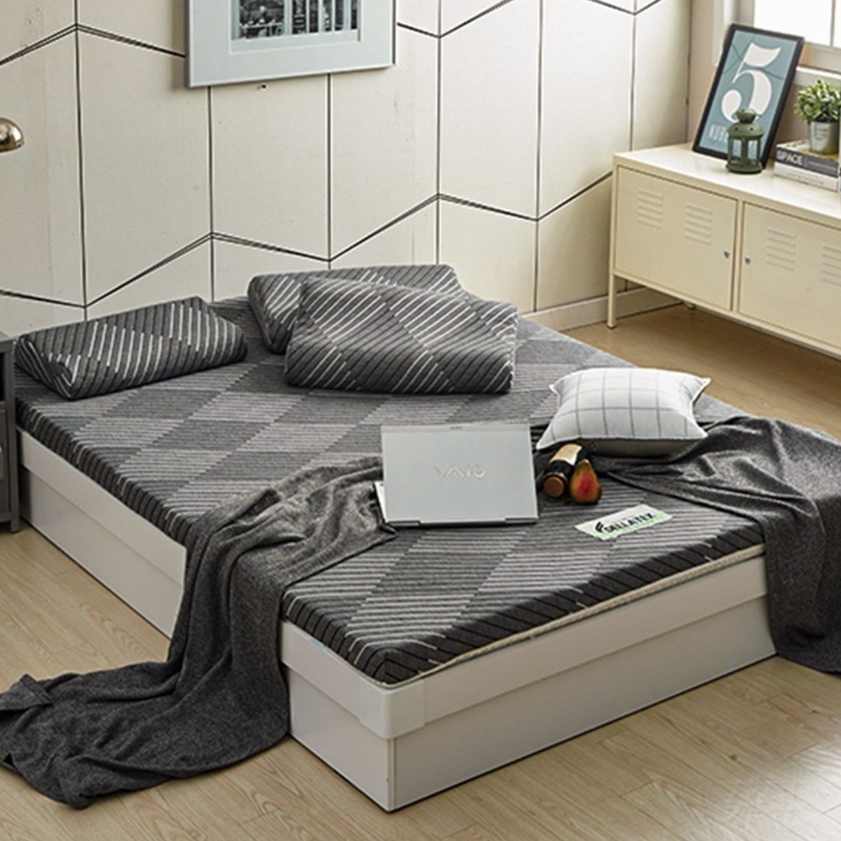 라폼 천연라텍스 매트리스 15cm 슈퍼싱글(SS) 미디엄하드 - 속커버+겉커버증정 636,000원