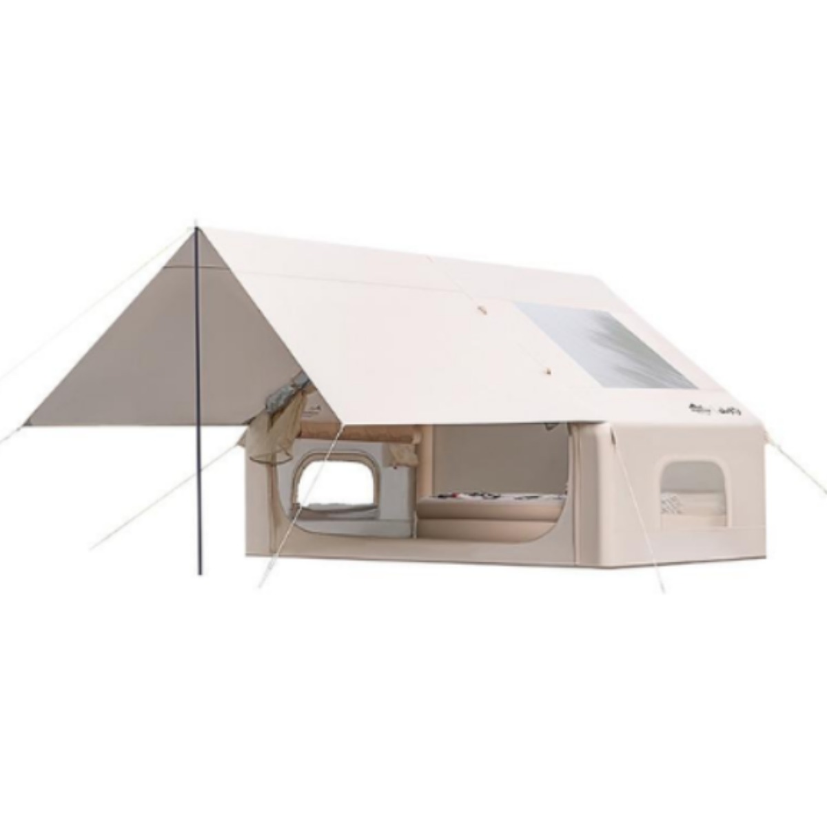 이지캠핑 초간편 원터치텐트 에어텐트 공기주입식 일체형 감성텐트 3~4인용 그늘막 글램핑 520,000원