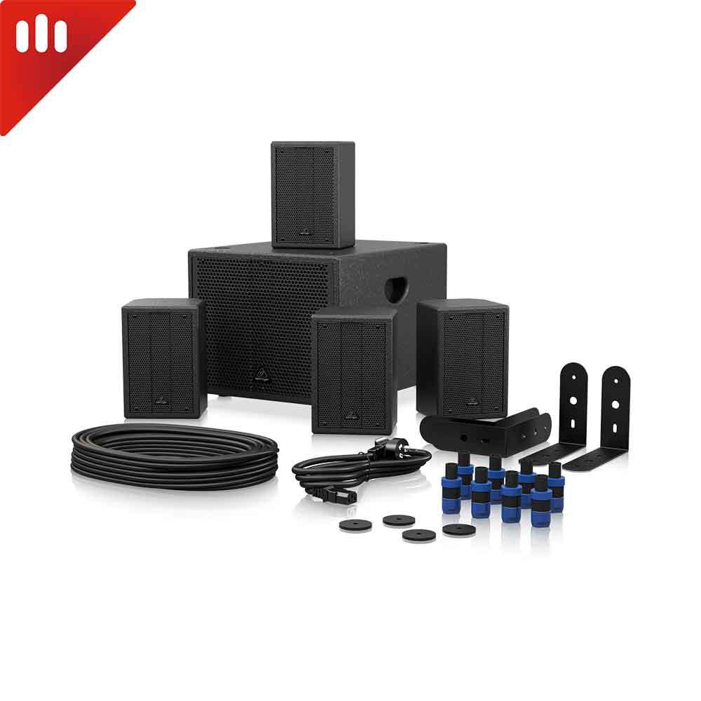 베링거 SAT 1004 BUNDLE / 4인치 패시브 스피커 8인치 액티브 PA 서브우퍼 스피커 번들 859,000원