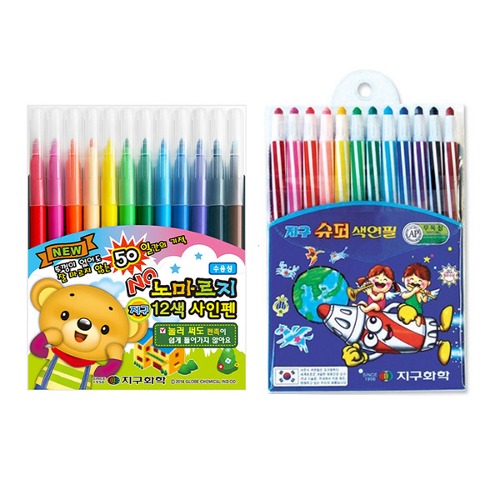 배송비 X 노마르지 싸인펜12색+슈퍼색연필12색 신학기 준비물 10,990원