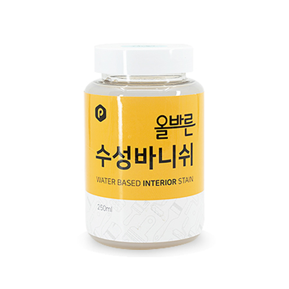 페인트인포 올바른 수성 바니쉬 유광 250ml 9,500원