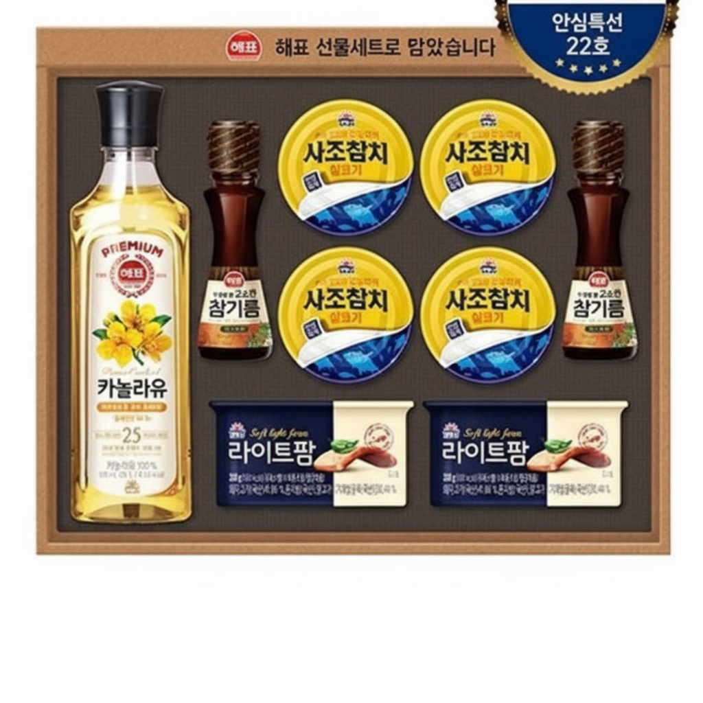 사조대림 햄참치선물세트 기름선물세트 4세트 구정 91,820원
