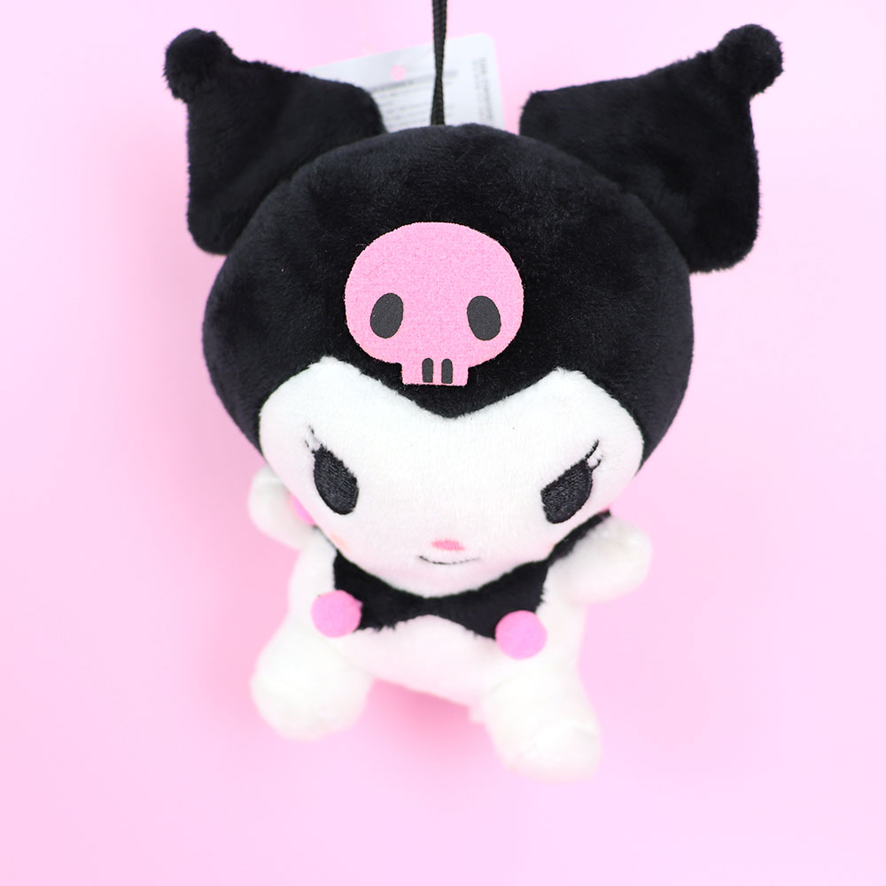 산리오 캐릭터 인형 키링 가방고리 열쇠고리 쿠로미 마이멜로디 시나모롤 폼폼푸린, 1개, 1.기본-쿠로미인형키링 5,500원