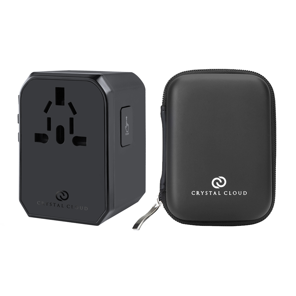 크리스탈클라우드 5포트 PD 70W GaN 전세계 여행용 해외 멀티 플러그 CC-308, 1개 59,800원