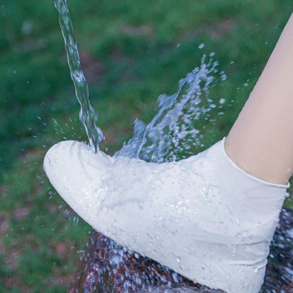 레인슈즈 방수커버 비오는날용품 미끄럼방지 신발덮개, 1개, 화이트 4,540원