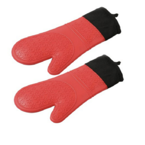 블럭마트 주방 미끄럼방지 실리콘 오븐장갑 긴사이즈 37cm 26,600원