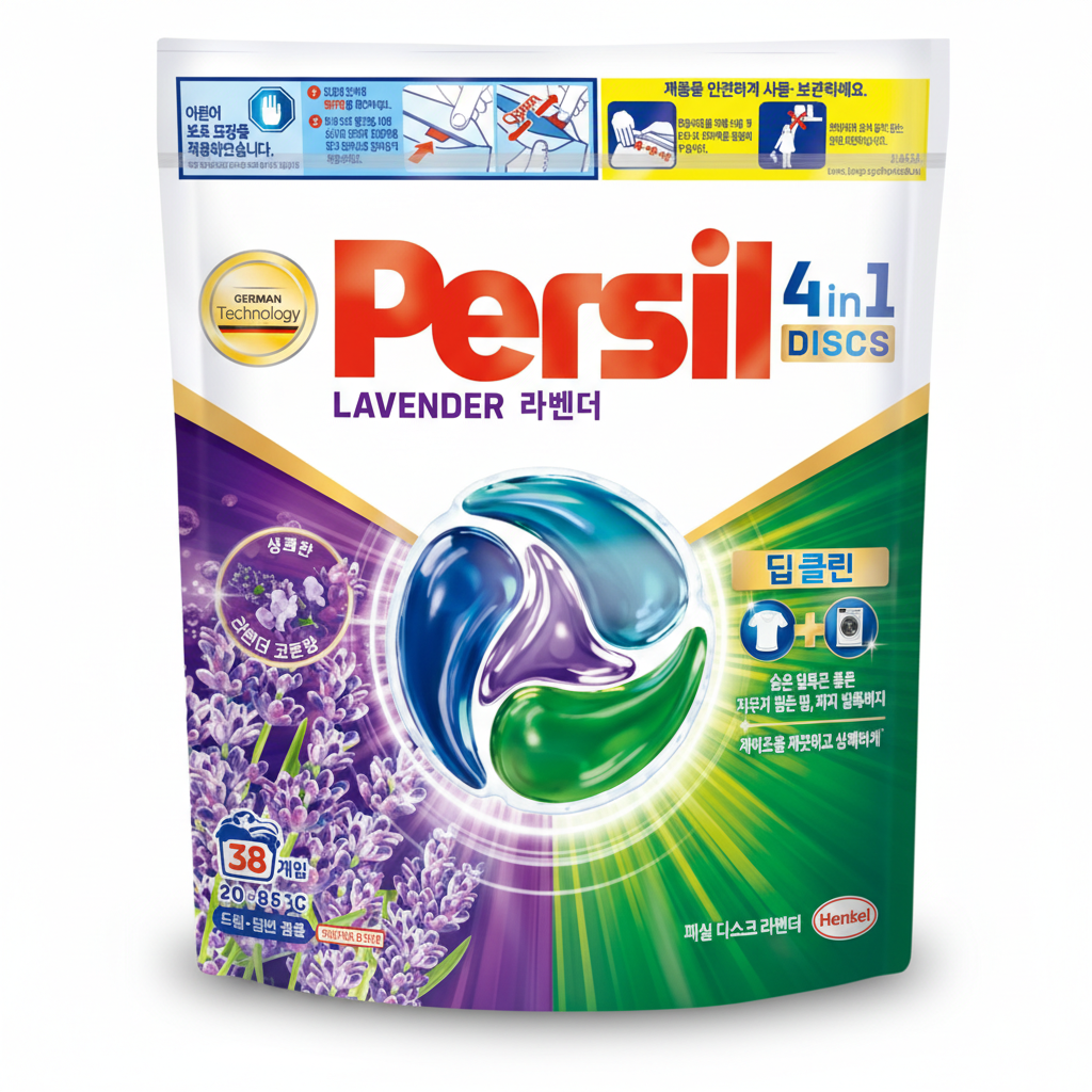 퍼실 디스크 캡슐세제 라벤더, 38개입, 2개 42,700원