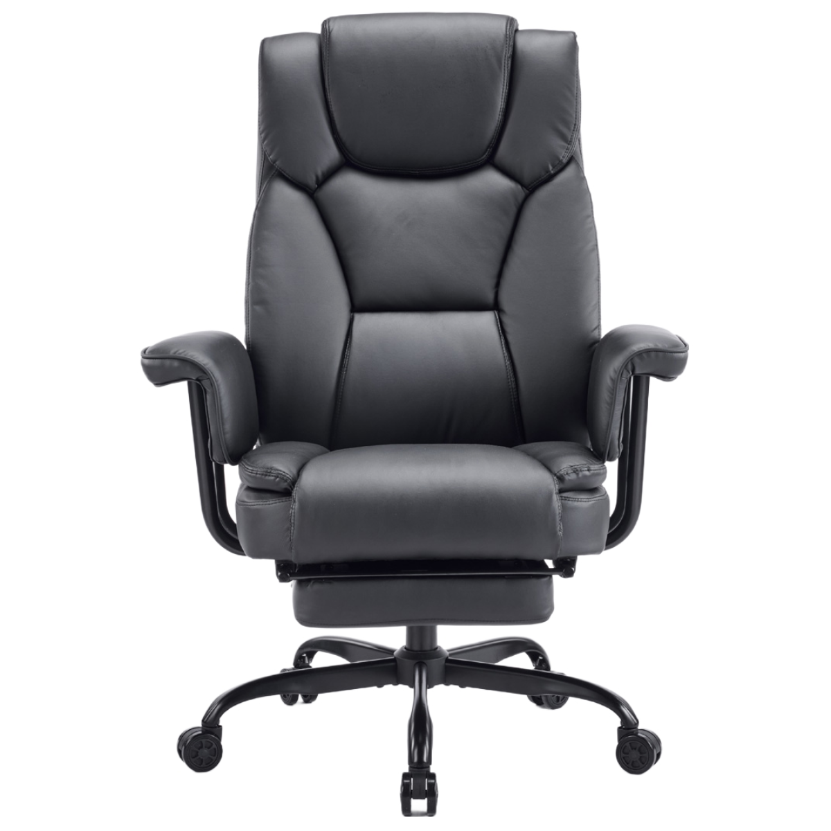 닷체어 벨라르 침대형 발받침 인체공학적 리클라이너 홈오피스 체어 컴퓨터 학생 사무용 의자 넓은 팔걸이 가성비 게이밍 체어, 블랙 93,000원