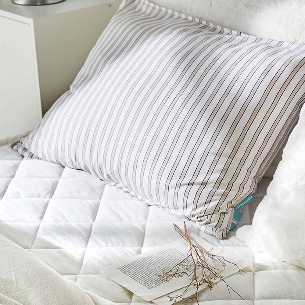 기절베개 홈랩 어반 스트라이프 베개커버 2p + 베개 2p 세트, 샌드(베개커버), 랜덤발송(베개), 1세트 38,900원