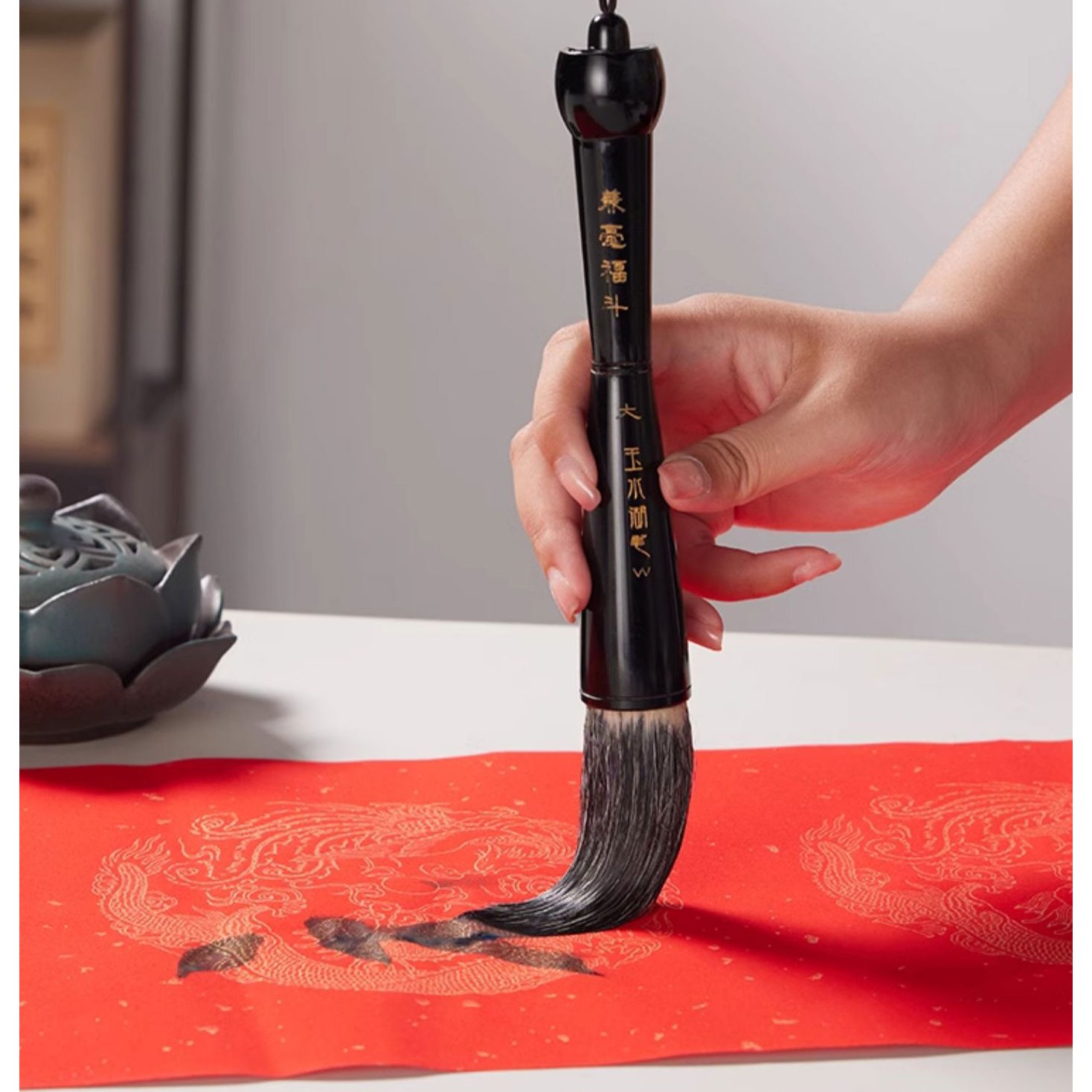 문항명필 서예 캘리그라피 동양화 한글 한문 대필 큰 전통 22호 24호 붓, 1개 19,800원