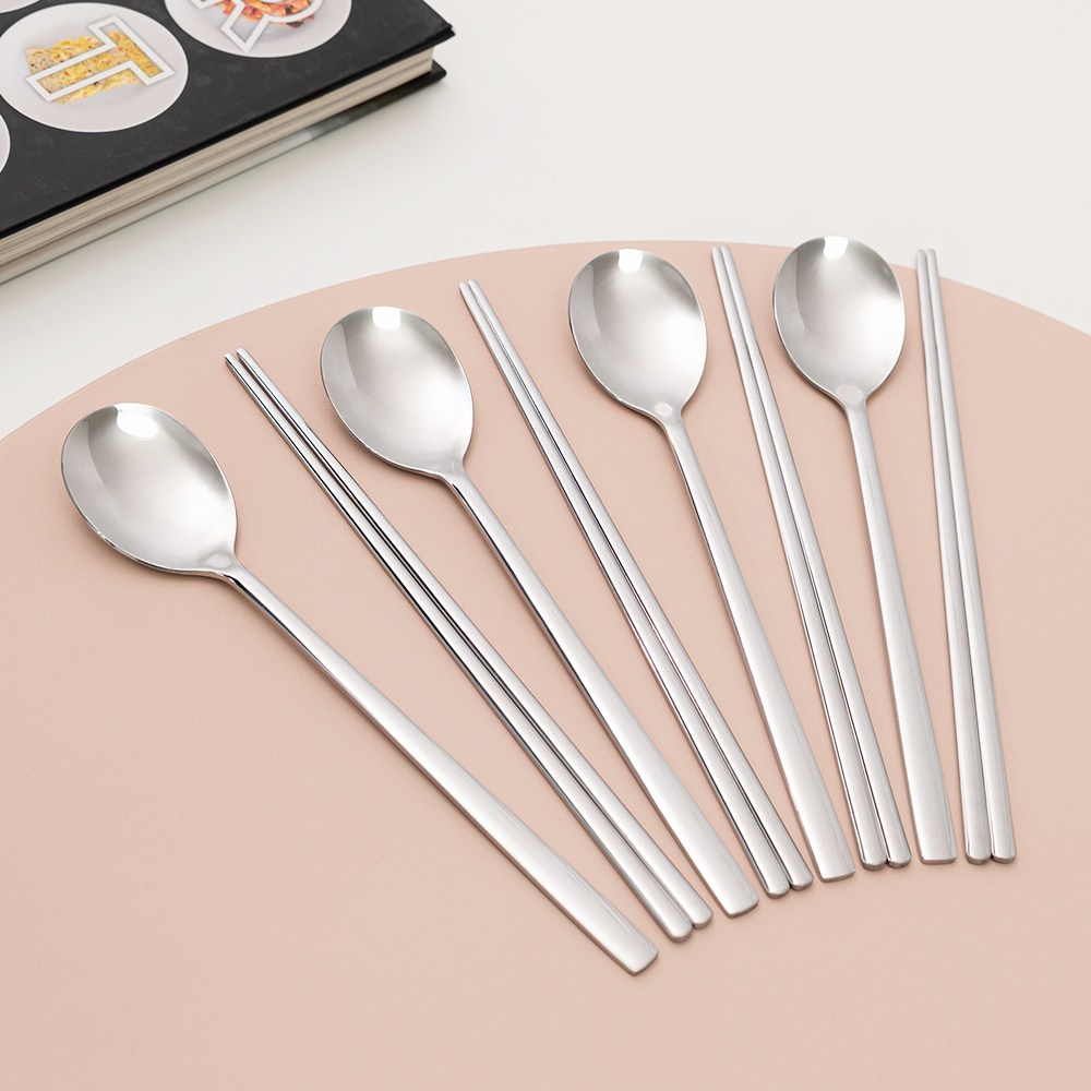 국내생산 라온누리 베이직 한식 수저세트 8,280원