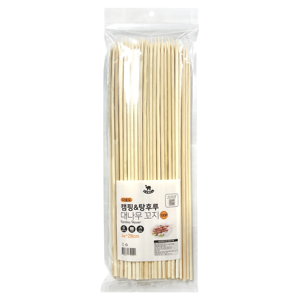 영수산업카멜 대나무 꼬지 28cm 2,240원