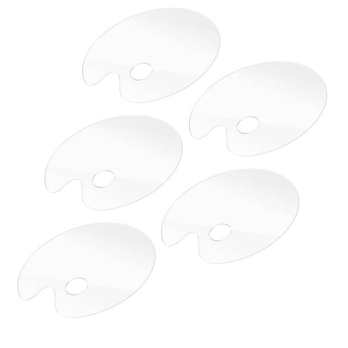 다한진 아크릴팔레트 타원형(소)220mm165mm2mm, 5개 14,900원