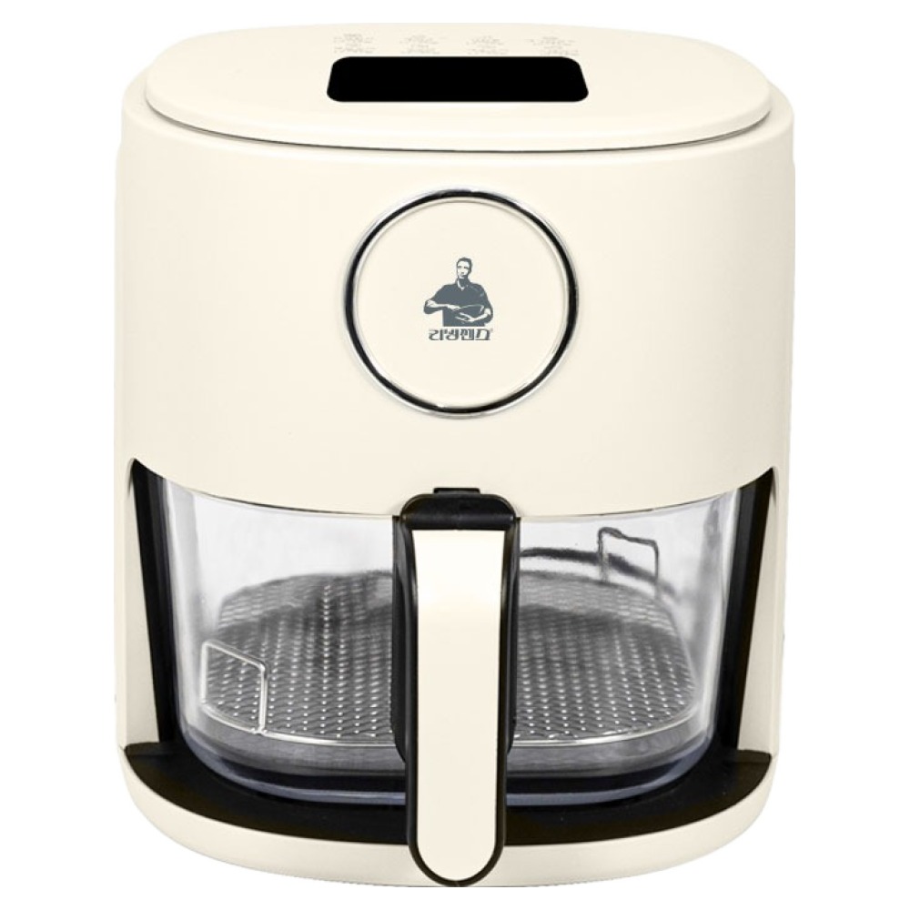 리빙센스 속 보이는 대용량 글라스 에어프라이어 4.5L, LS-AF4563, 크림 베이지 72,850원