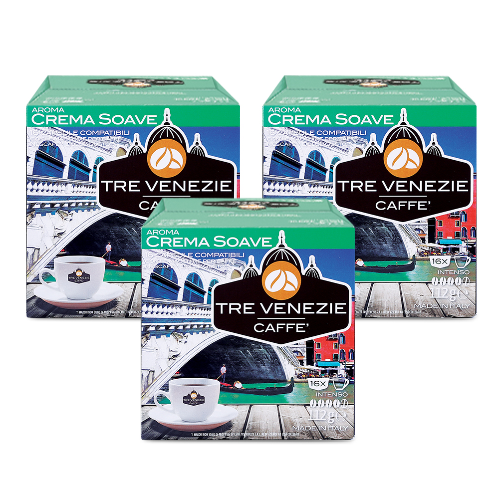 트레베네치아 돌체구스토호환 캡슐커피 크레마소아베, 7g, 16개입, 3개 25,200원