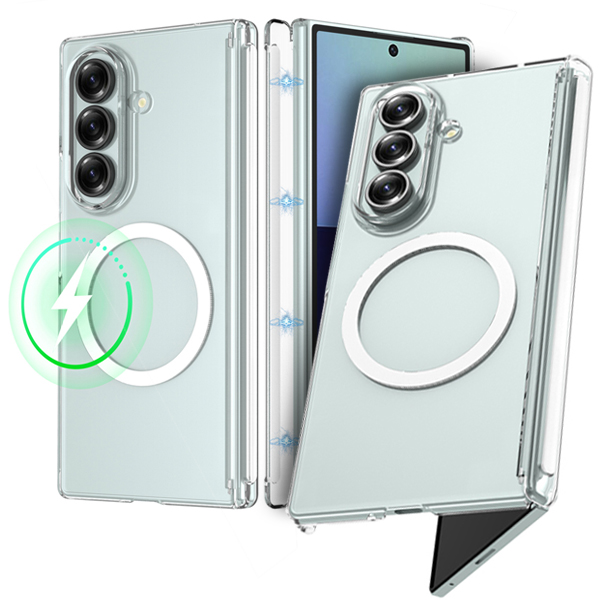 오엔이 맥세이프 호환 오토힌지 마그네틱 가드 투명 하드 지폴드 7 6 5 4 폰 케이스 14,800원