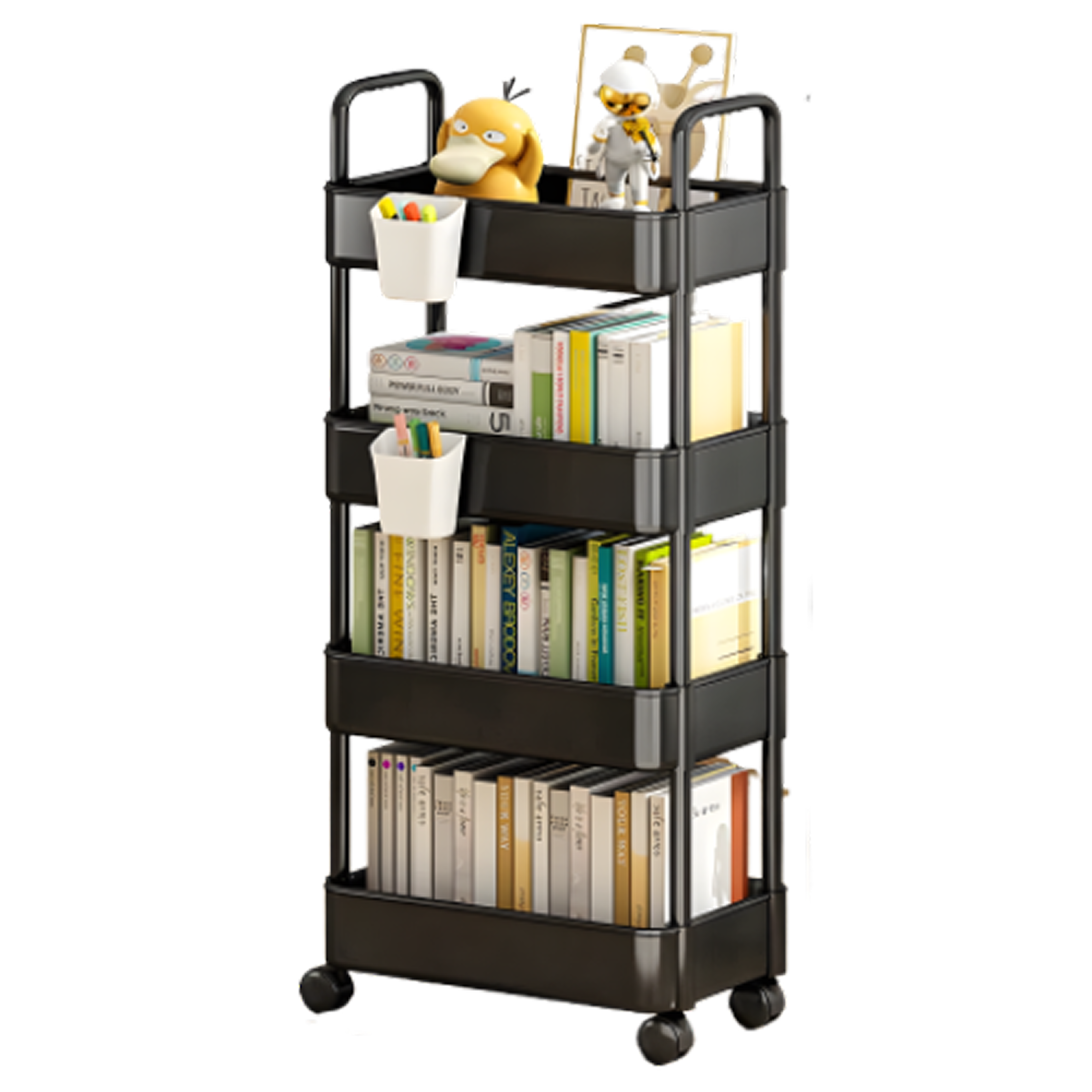 리브온 틈새 수납 정리대 트롤리 + 바퀴 + 걸이+ 스티커 + 걸이상자 2p 36 x 24 x 97 cm 8,230원