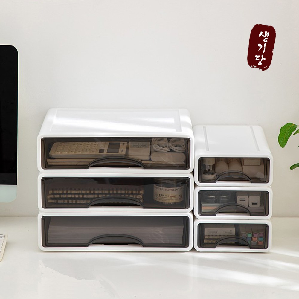 생기당 사무실 책상 정리함 미니서랍 데스크 오거나이저 적층식 수납함 6,900원