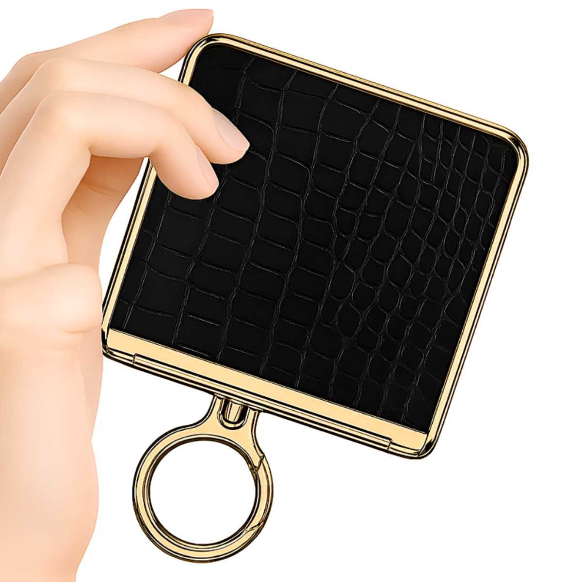 크로크7 K.J.C z플립7케이스 골드라인 고품격인조가죽 32,500원