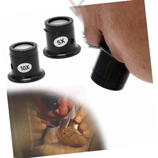 정밀작업 확대경 시계수리 보석감정 공예 세밀작업 안경형 단안 렌즈 조립 검수 4,330원