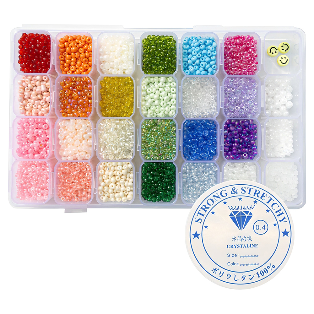 아트니즘 반지 팔찌 28칸 비즈 DIY 키트, 올컬러비즈, 1세트 12,400원