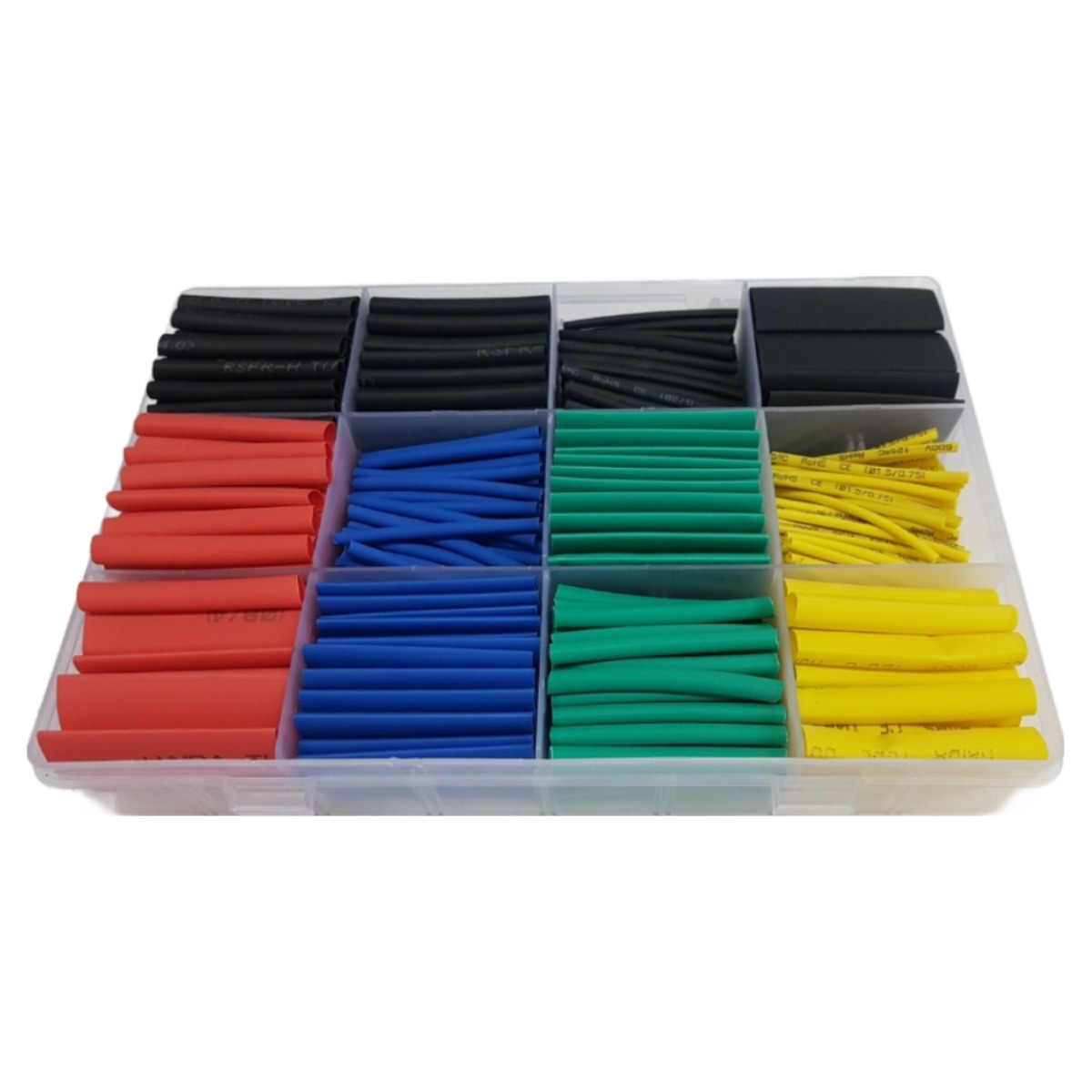 열 수축튜브 전선연결 세트 열수축 절연 케이블 보호 530pcs(케이스포함), 1개 9,300원