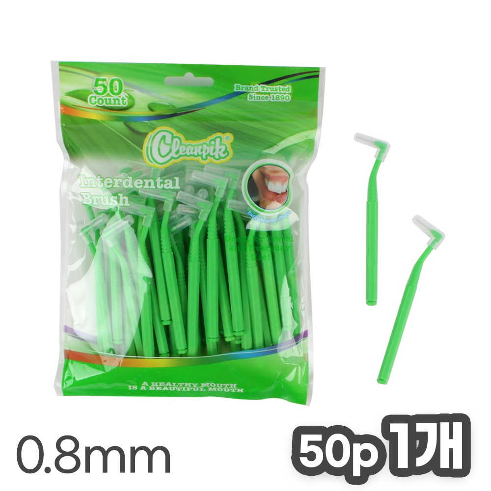 클린픽 치간 브러쉬 L형 그린 SS 7,900원