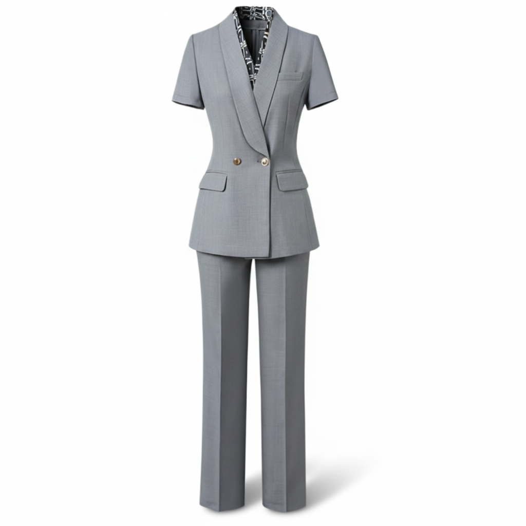 그루밍 (grooming) 여성 2025년 신상  봄 여름  반팔  여신 정장 투피스 세트 208,000원