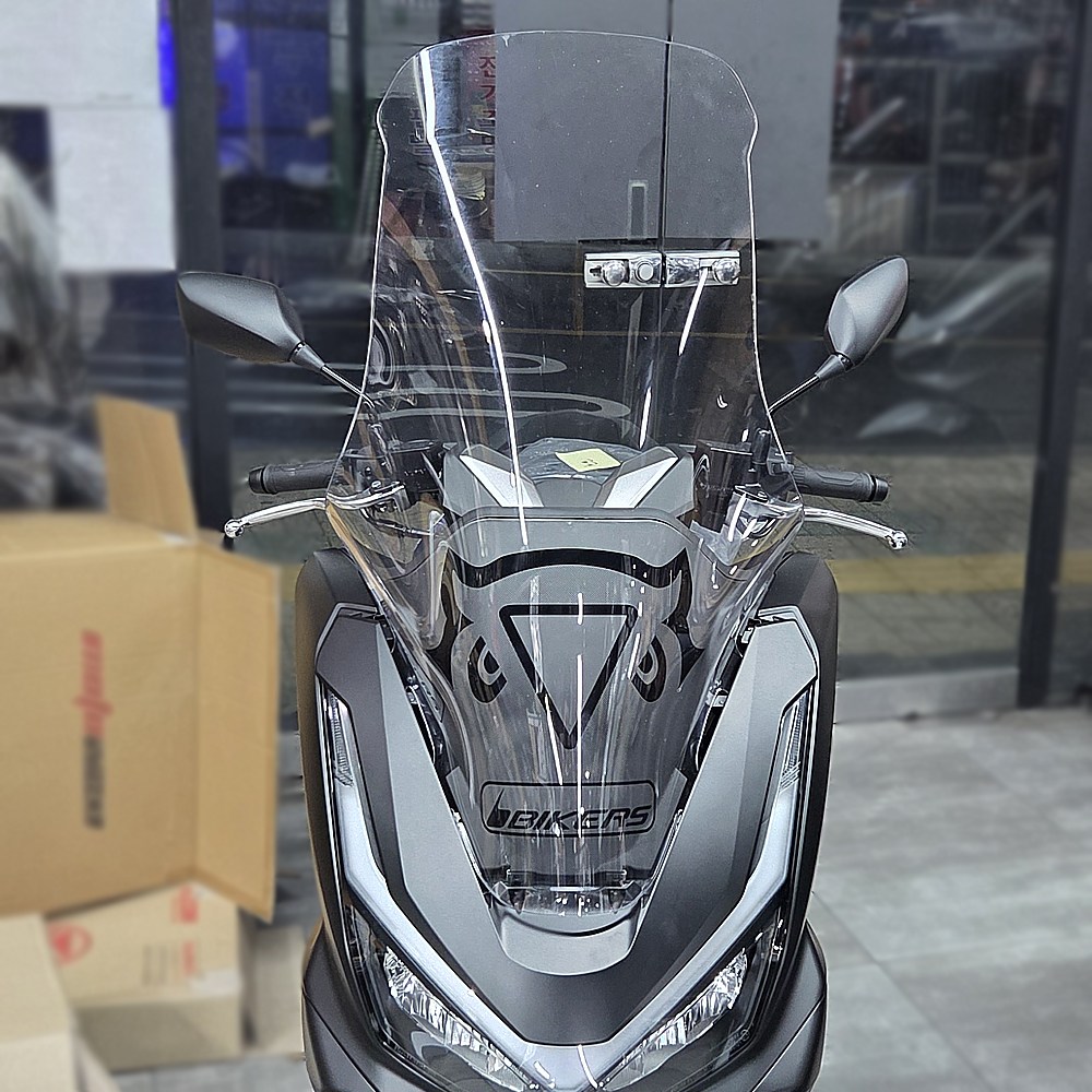 25년-26년 혼다 PCX125 튜닝 바이커스 77cm 미들 윈드스크린 바람막이 클리어 95,000원