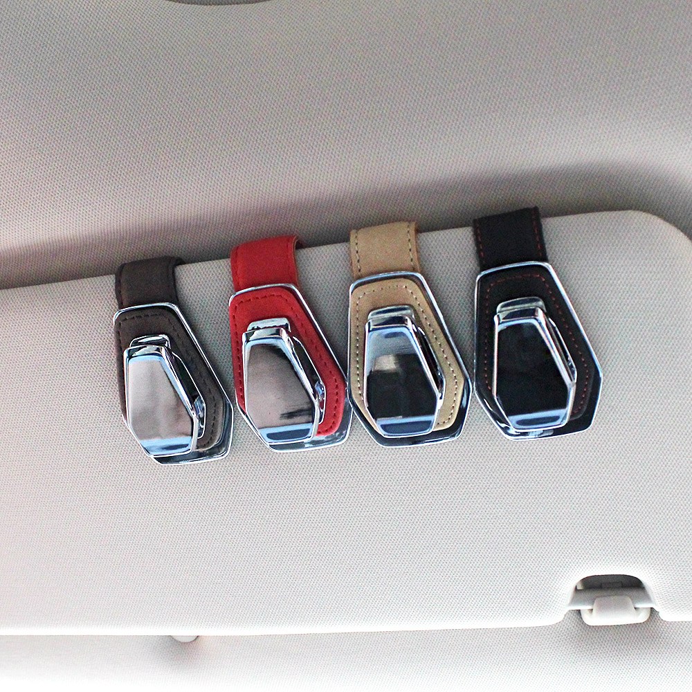 [비브랜드]와이앤유 메탈 가죽 선글라스 클립 안경걸이 거치대 선바이저 카드 홀더 올뉴 더뉴카니발 호환 14,970원