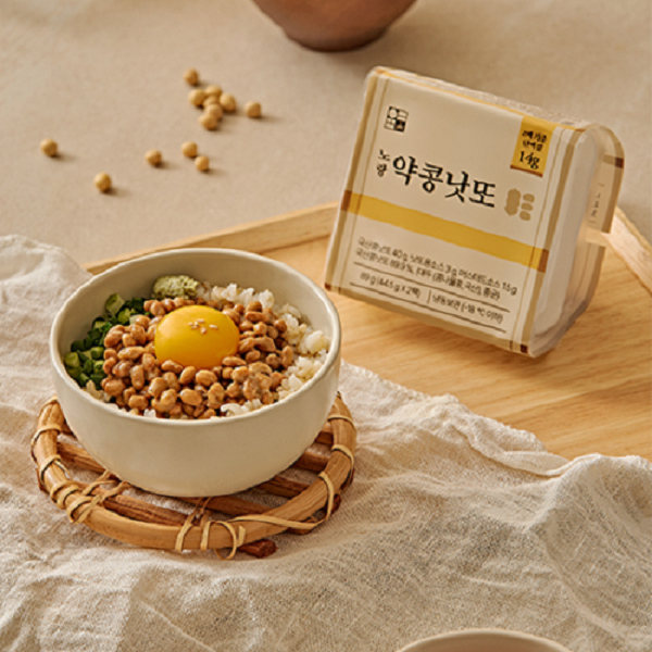 오롯농장 노란약콩낫또 냉동보관 콩 발효식품, 24개, 44.5g 29,900원