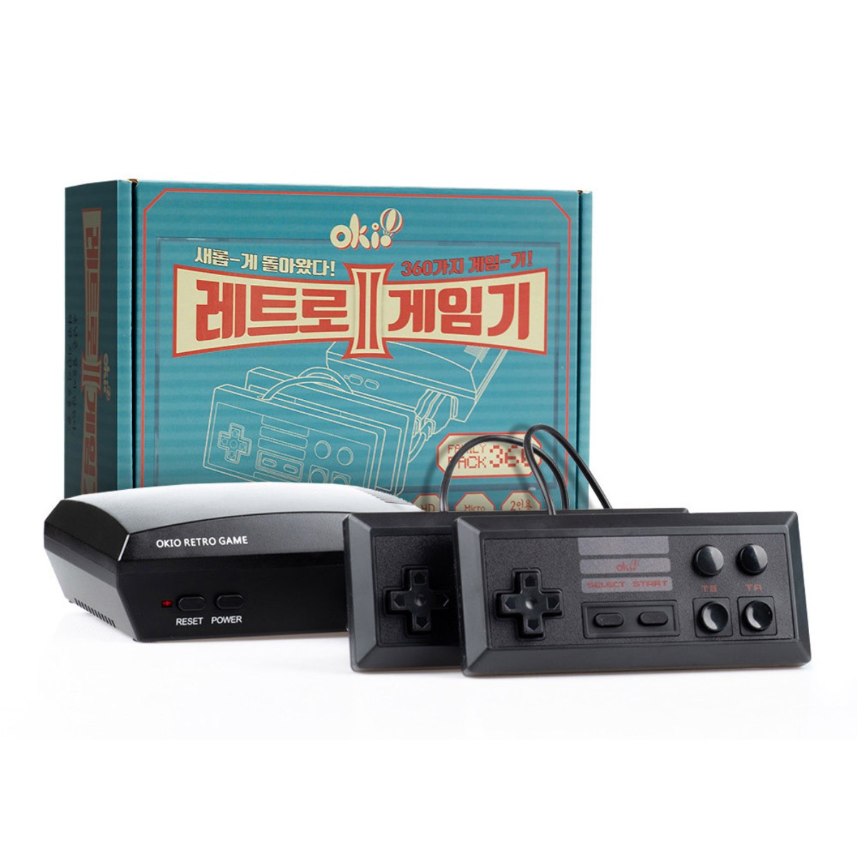 OKIO 레트로 게임기 360 HDMI, HDMI 360 레트로 게임기 49,900원