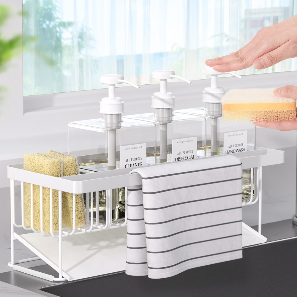 모든집 304스텐 물빠짐 화이트 행주걸이형 주방 수세미거치대 25,940원