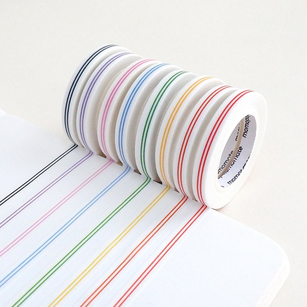 모모마테 밑줄 쫙 마스킹테이프 2,300원