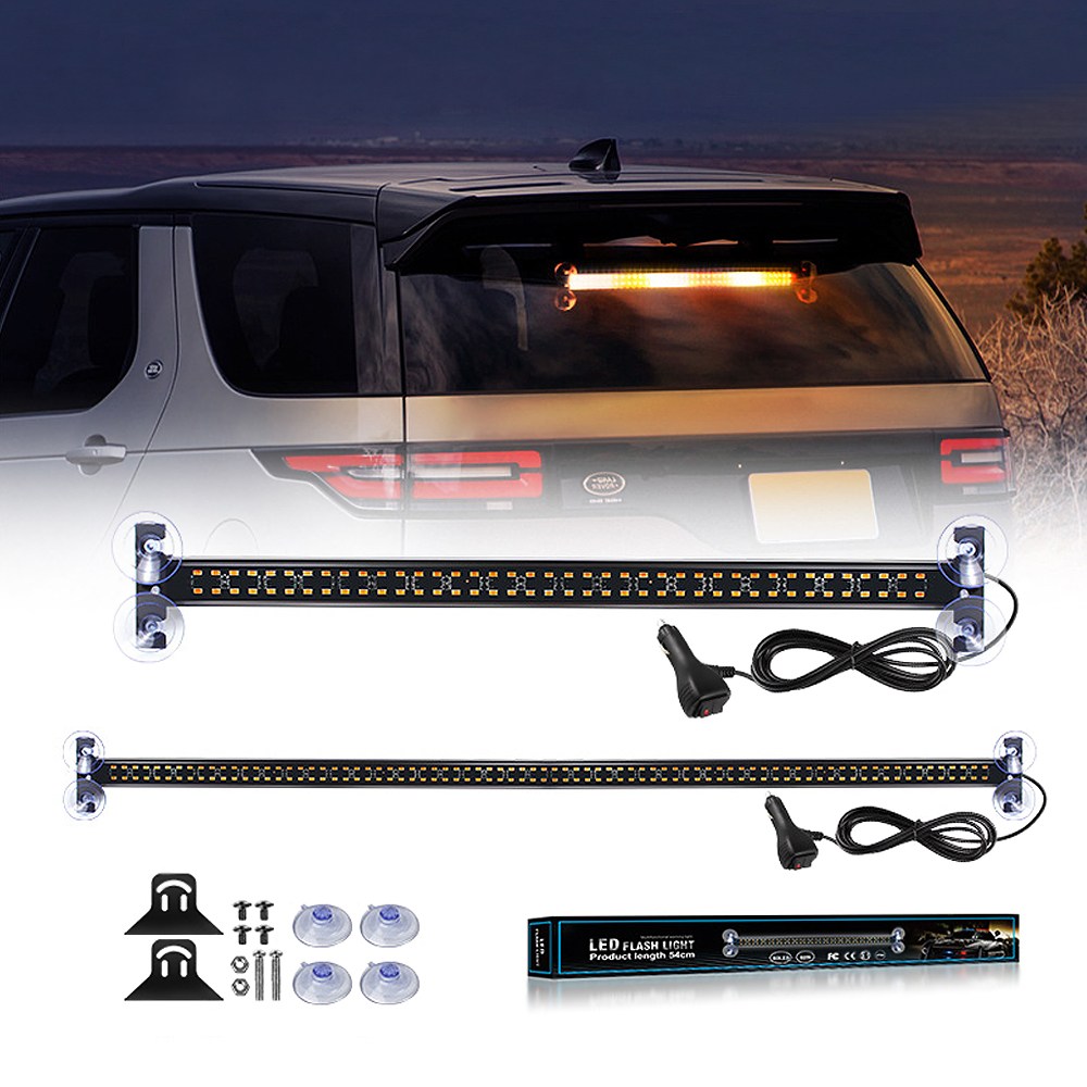 우리파파 12v 자동차 화물차 실내 경광등 흡착판 80LED바 하이빔 전면 후면 루프 라이트 34,800원