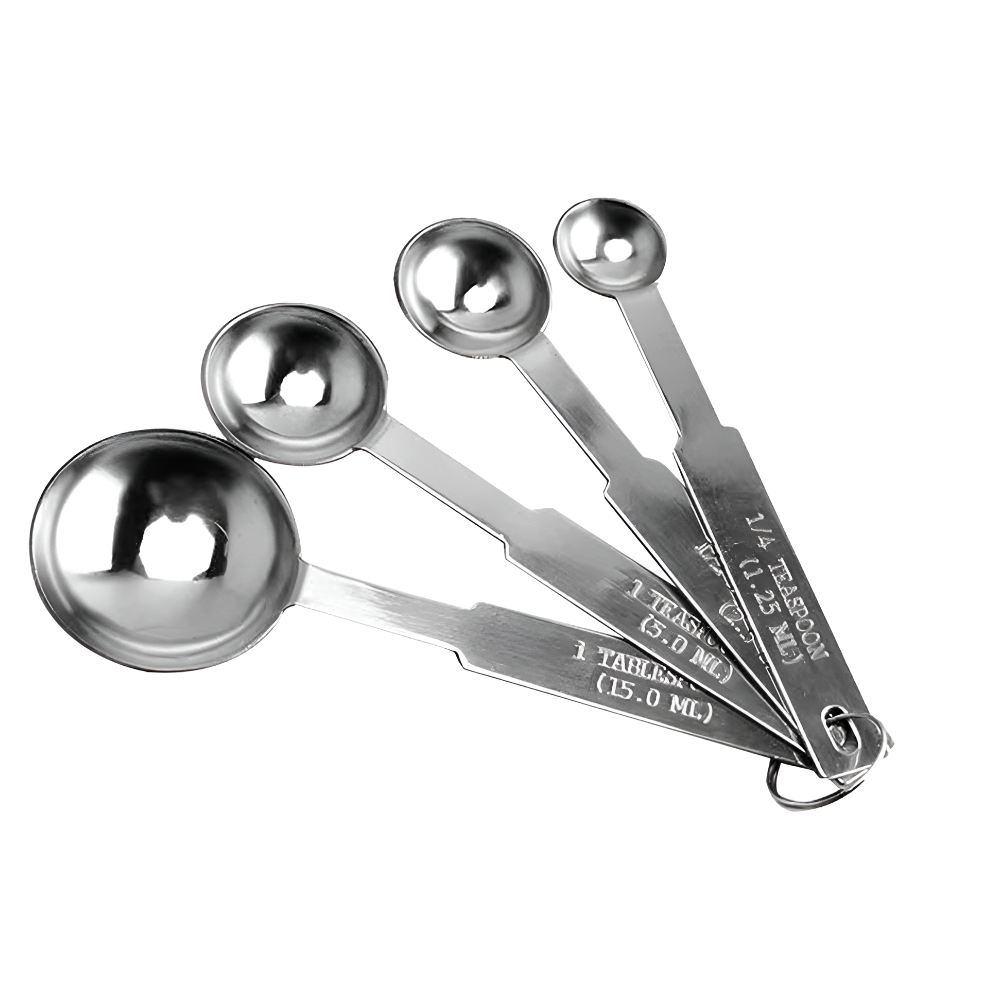 스텐 계량 스푼 4종 세트, 1개 9,900원