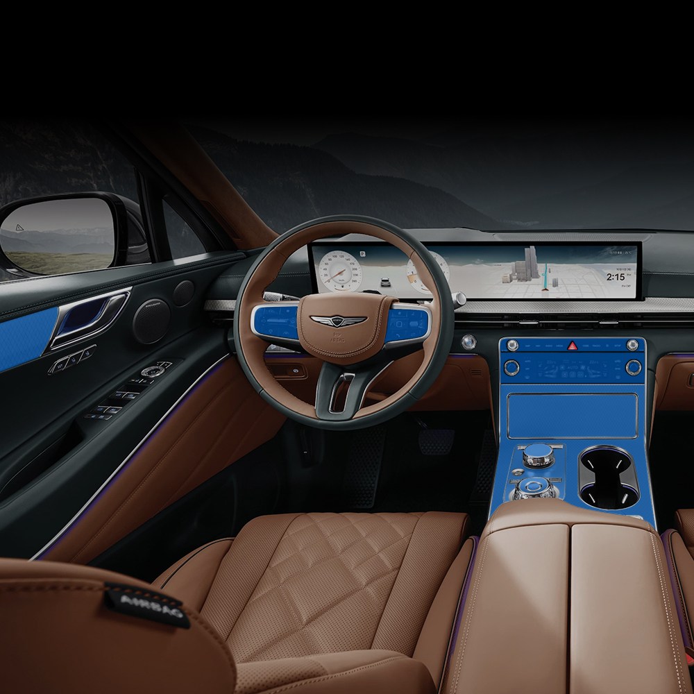 스킨엑스 GV80 페이스리프트 실내필수패키지 공조기 도어트림 PPF 차량보호필름, 1개 42,000원