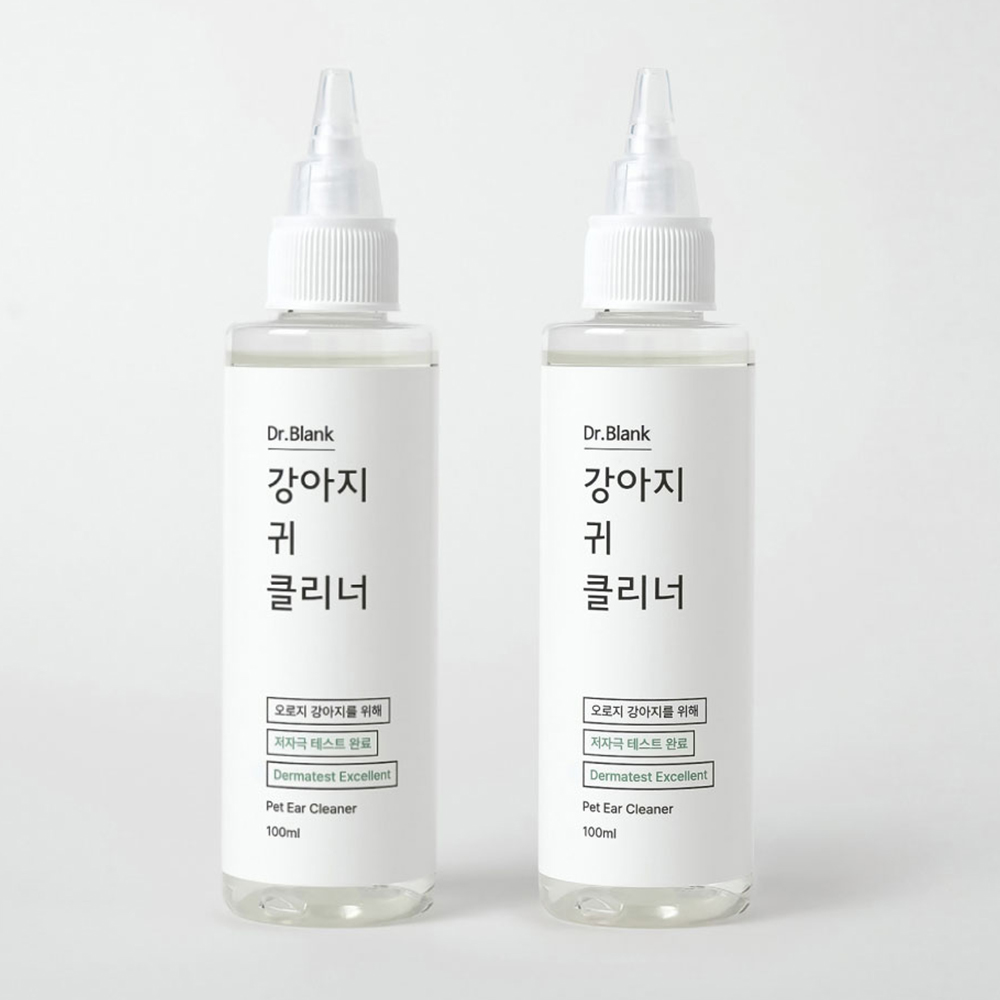 닥터블랭크 강아지 저자극 편백수 귀 세정제 21,400원