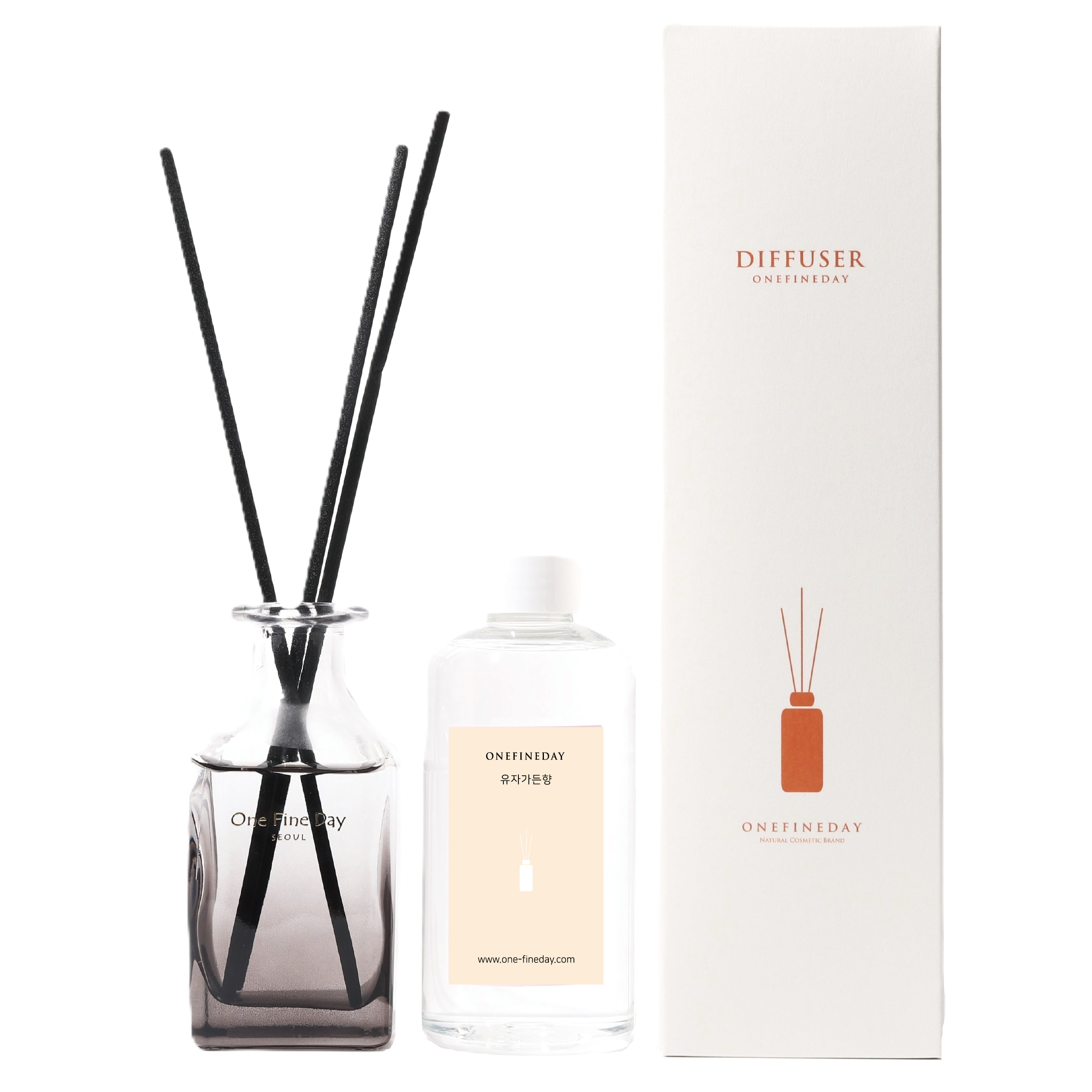 어느멋진날 사각공병 + 본품오일 250ml + 스틱 10p 디퓨져 세트 34,000원