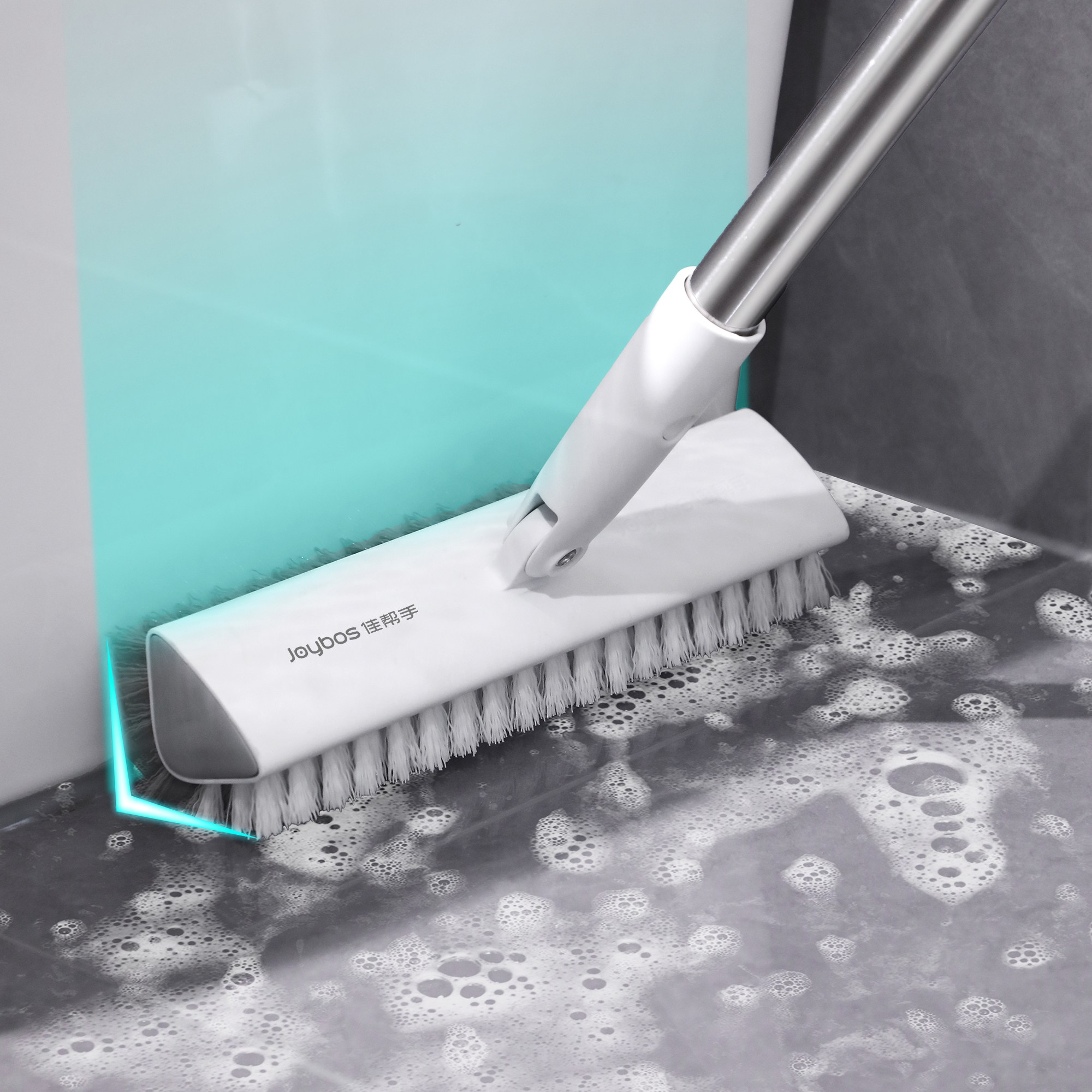 조이보스 욕실바닥 모서리 다용도 양면청소솔, 화이트, 1개 14,700원
