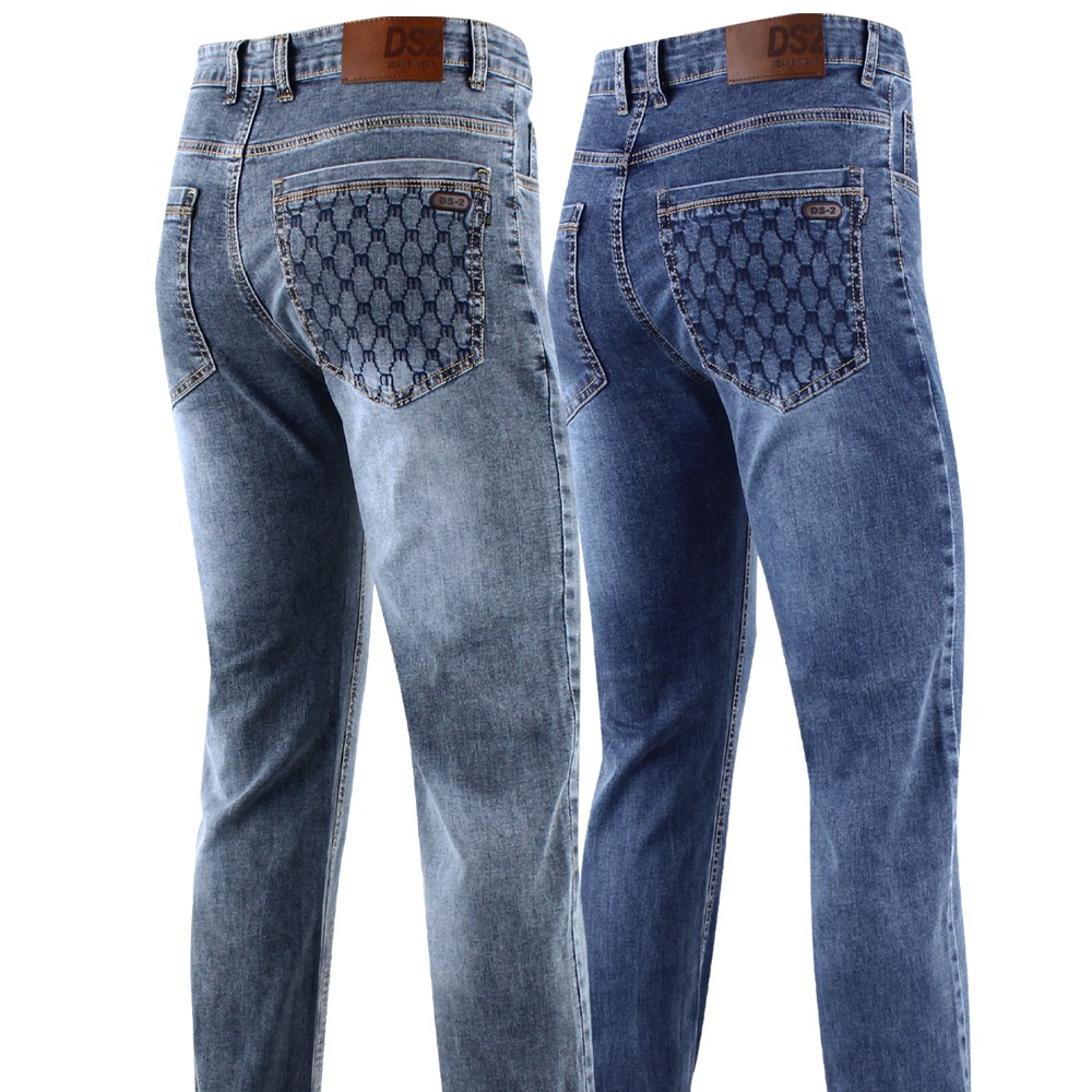 2장 [더맨월드] 봄여름가을 남자 MW501 자수 맨즈 데님 팬츠 _ 남성용 청바지 스판 빅사이즈 남성 외출복 실내복 캐주얼 바지 M643 39,800원